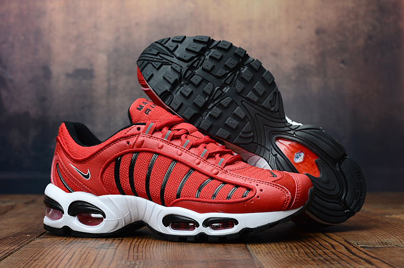 2019 Nike Air Max TN Red Black White Shoes - Click Image to Close